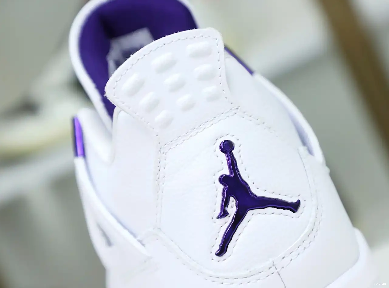 4 AIR PURPLE JORDAN METALLIC 0531
